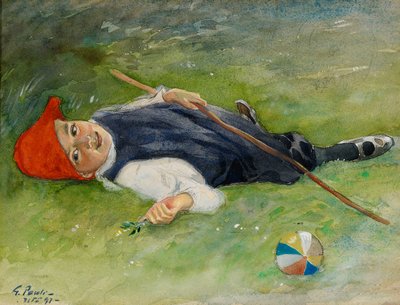 Goran in the Green Grass by Georg Vilhelm Pauli